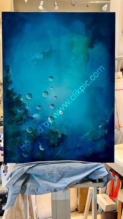Under The Sea Peace 76 x 101 cm oil