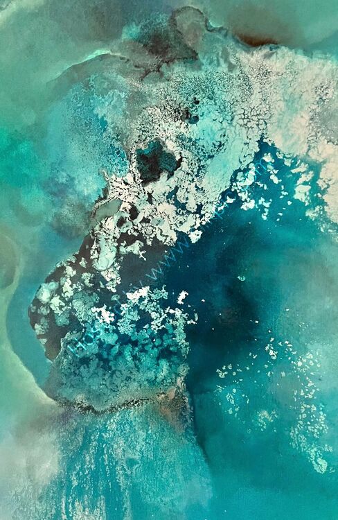 Under The Sea 010 76 x 101 cm oil