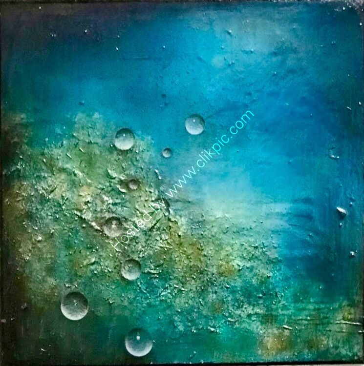 Under The Sea 013 50 x 50 cm oil