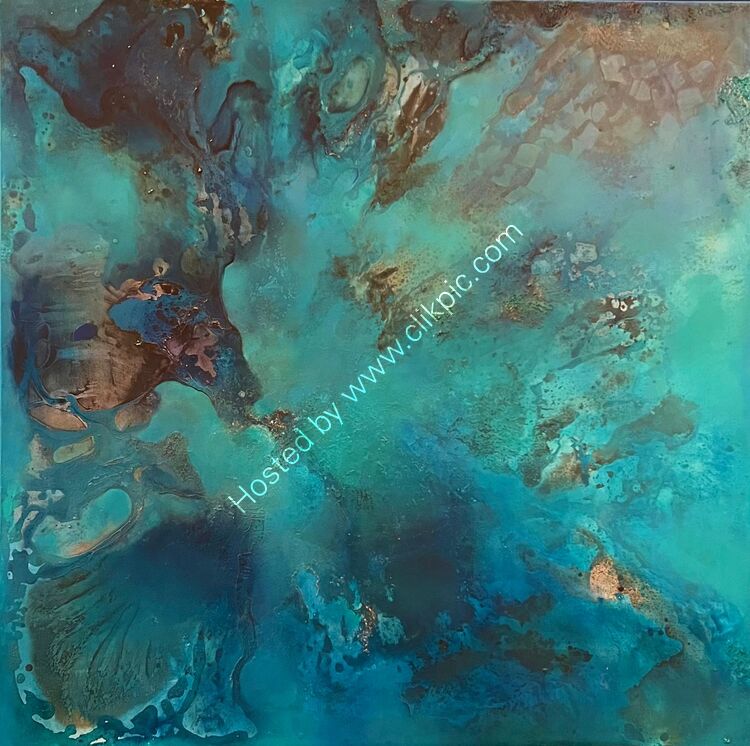 Under The Sea 013 96 x 96 cm oil