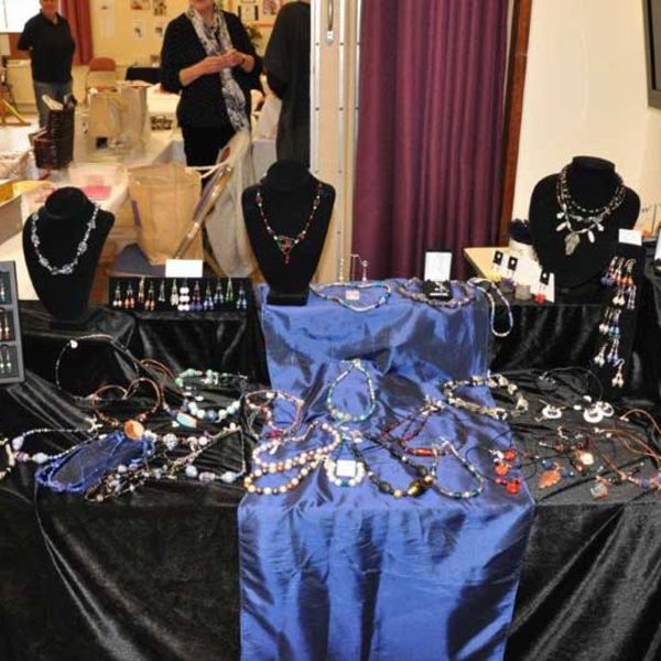 Jewellery on the craft stall