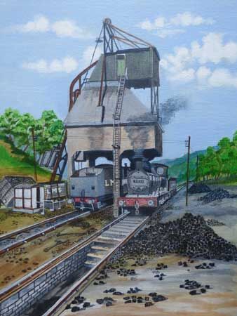 The Coaling stage at Rowsley 1935