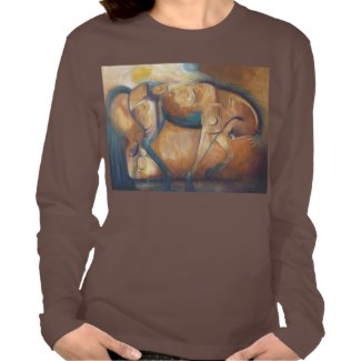 Belonging brown long sleeve t-shirt