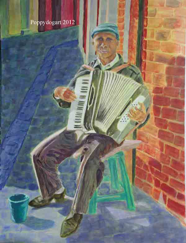 Accordion player