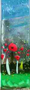 glass field of poppies