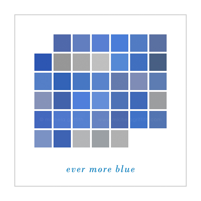 ever more blue