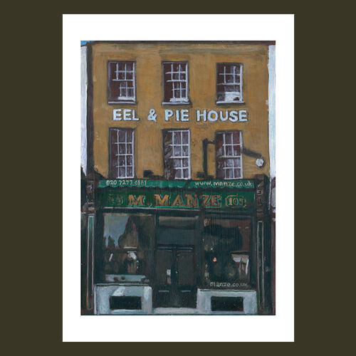 M.Manze Pie & Eel House, Peckham - Limited edition reproduction print - £65 - £120