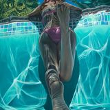 Beneath the Surface ii, large statement piece, 88.5x118cm, framed, price on application