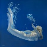 aphrodite 100x100cm framed, £1950