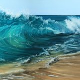 emerald glow 90x50cm (sold)