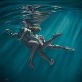 Entwined, , 82x79cm, framed SOLD
