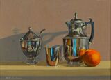 "Orange Reflection" - Oil Painting