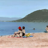 "Girl In The Red Hat" - Oil Painting