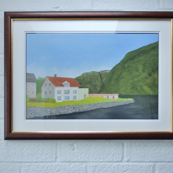 'Norwegian Summer' framed