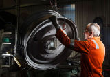 Wheel Refurbishment<br> Bill Ditchfield Creative for<br>J. Brock & Sons