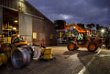 Yard at Night<br> Bill Ditchfield Creative for<br>J. Brock & Sons