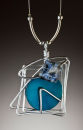 Silver and Ceramic<br>Necklace