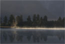 misty morning lake matheson