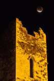 Blood moon over Timoleague Abbey