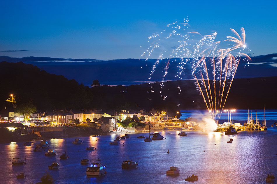 Fireworks at Courtmacsherry, West Cork