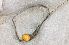 Yellow pebble abstract, County Donegal