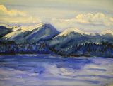 Arran Winter By  Colin  Norman - Acrylic