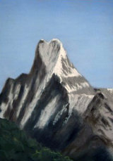 Machhapuchhare by Cherie Chapman- Pastel