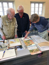 David demonstrated the use of Japanese Paper. April 2025