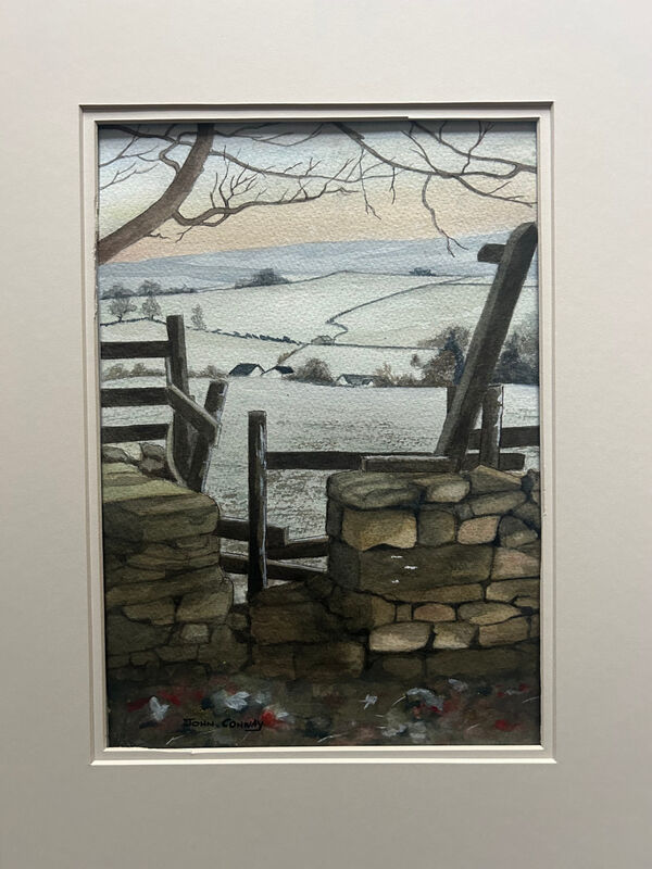 John Conway Winter Stile Watercolour 2026