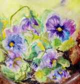 Patio Pansies by Jenifer Alison - WC