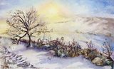 Snow on Dillicar by Jenifer Alison - WC
