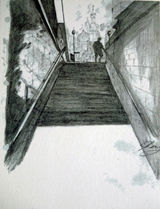 Subway by John Bowman - Pencil