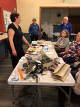 Jess Levine. Gelli Printing workshop