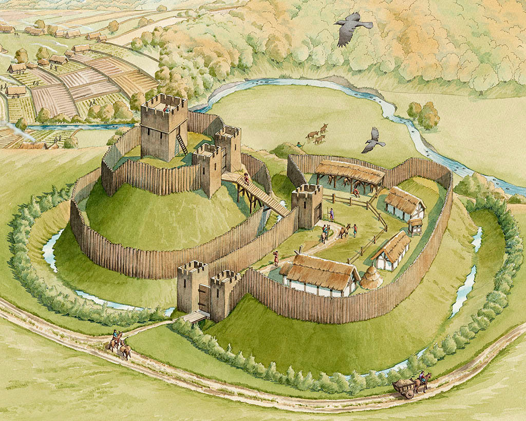 Motte And Bailey Clipart At Genjulieblog Blog