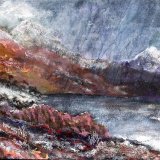 Rain Across the Loch  inspired by D Tress