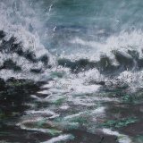 Storm -Hits the Beach  SOLD