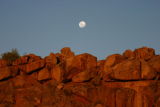 Namibian moonrise