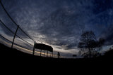 Silhouette in the country