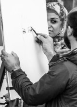 Portrait in progress