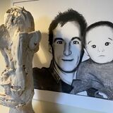 09 Artist with his Daughter and his Father