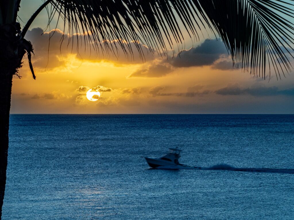 Sunset from Waves Hotel Barbados