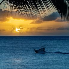 Sunset from Waves Hotel Barbados