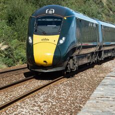 Westbound train, Teignmouth
