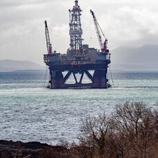 Oil Rig on Loch Kishorn