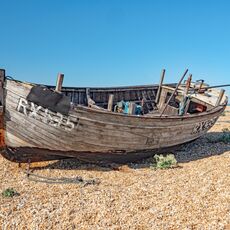 Abandoned Boat at Dungeness