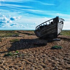 Derelict Boat at Dungeness