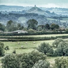 Glastonbury Tor from Burrow Mump