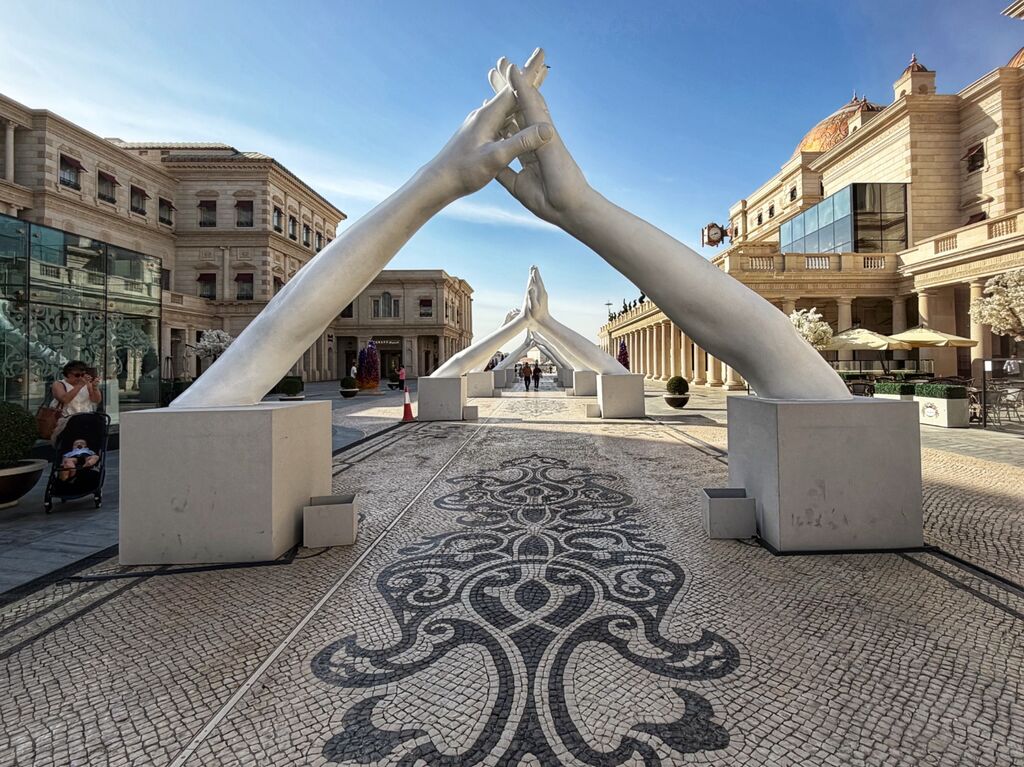 Linked Arms, Katara Cultural Village, Doha.