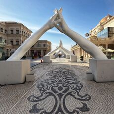 Linked Arms, Katara Cultural Village, Doha.