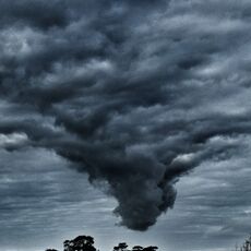 Storm Clouds Gathering, Snapseed Edit